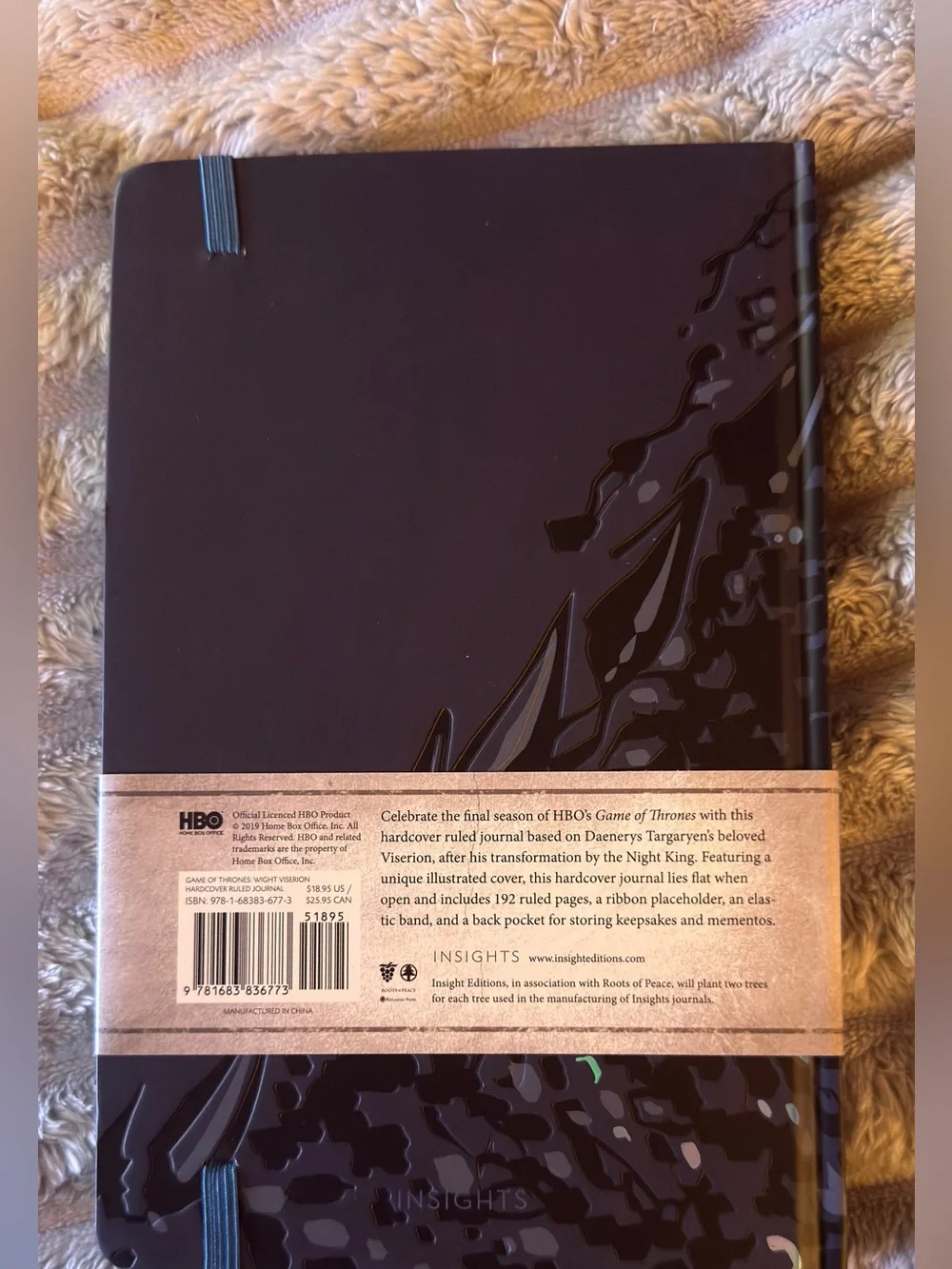 Game if Thrones Wight Viserion Collector's Journal